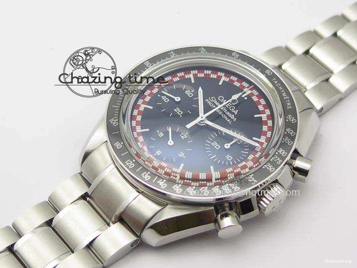 0311 Speedmaster SS 2013 Pro Racing On SS Bracelet Manual Winding Chrono Movement UrbanStyle 8230